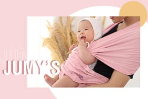 Địu vải cho bé Jumy
