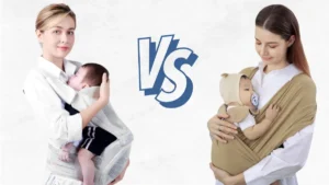 nên chọn địu ngồi hay địu vải em bé sling