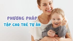 cho trẻ tự ăn
