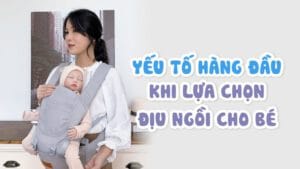 địu ngồi cho bé