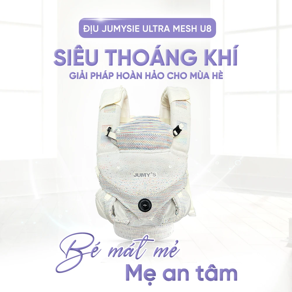 địu trợ lực ultra mesh u8 jumysie thoáng khí cao cấp