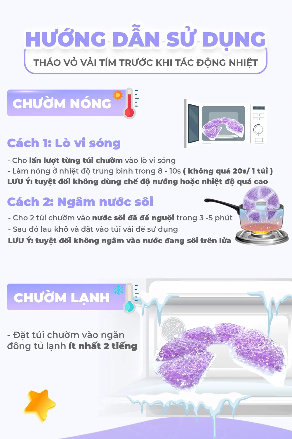 Túi chườm ấm bầu ngực Jumysie