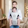 Địu Ngồi Gấp Gọn F8 Jumysie – Trợ Lực 2 Trong 1 & Vải Fly-knit 5D