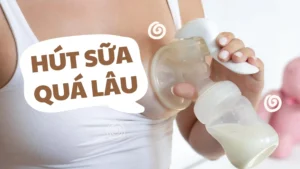 dùng máy hút sữa bị đau