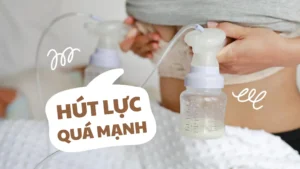dùng máy hút sữa bị đau