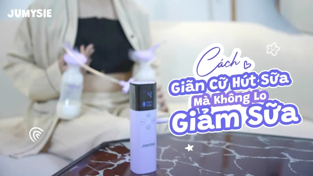 thumbnai giãn cử hút sữa mà không lo giảm sữa