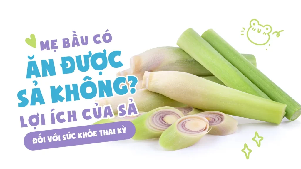 mẹ bầu ăn sả được không lợi ích của sả với sức khỏe thai kì