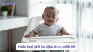 Phân loại ghế ăn dặm theo thiết kế 