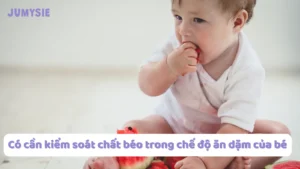 có cần kiểm soát chất béo trong chế độ ăn dặm của bé