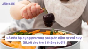 có nên áp dụng phương pháp ăn dặm tự chỉ huy cho bé 5 tháng tuổi