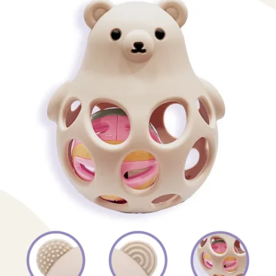 gặm nướu silicone hình gấu cho bé (1)