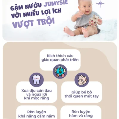 gặm nướu silicone hình gấu cho bé (1)