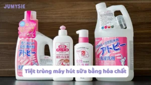 tiệt trùng máy hút sữa bằng hóa chất