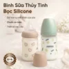 Bình Sữa Thủy Tinh Jumysie 160ml Cao Cấp – 3 Họa Tiết Dễ Thương