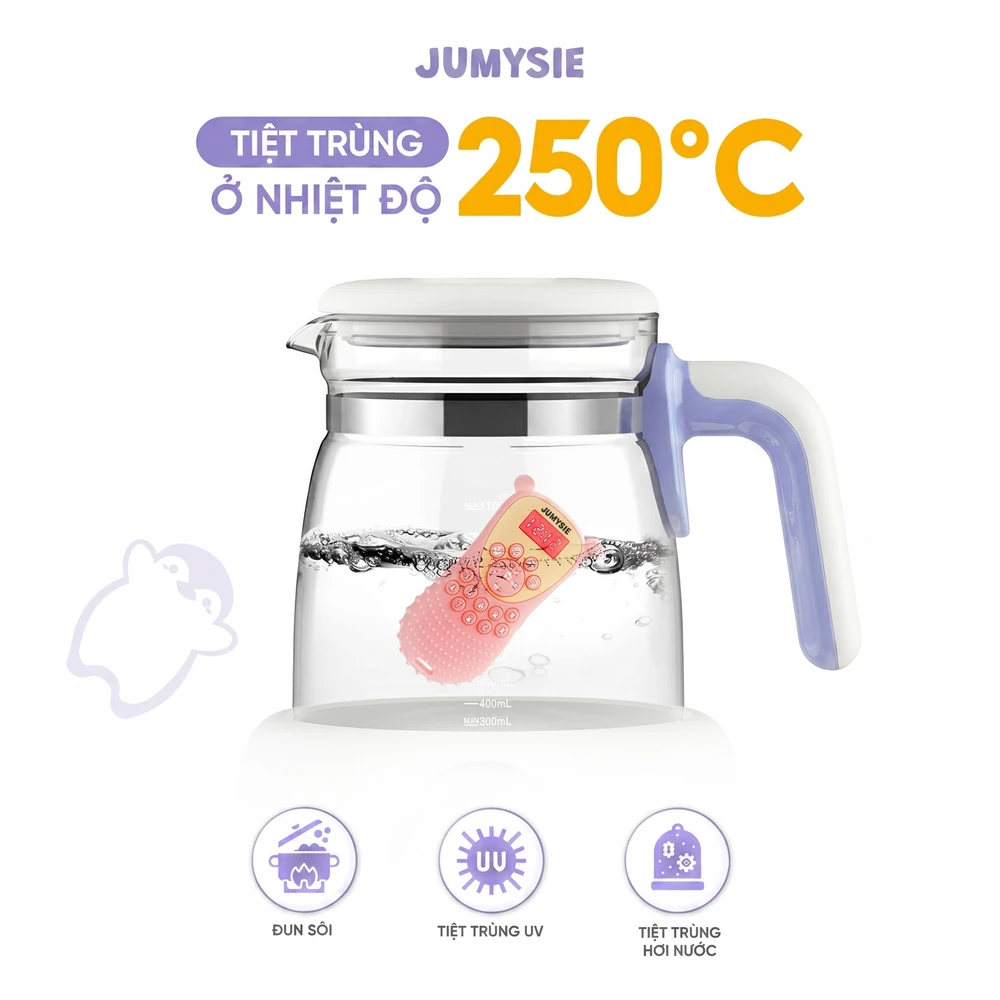 Gặm Nướu Điều Khiển Jumysie Silicone Y Tế - 3 Màu Đẹp - Ảnh 6