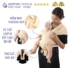 Địu Vải Cho Bé Sơ Sinh Jumysie 100% Cotton – Chuẩn M-Shape & 8 Màu